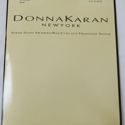 Donna Karan New York Sheer Satin Pantyhose Tights - Black